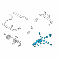 OEM Hyundai Control Assembly-Coolant Temperature Diagram - 25600-3CGG0