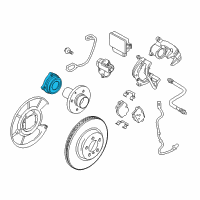 OEM 2015 BMW M6 Gran Coupe Angular-Contact Ball Bearing Unit Diagram - 33-40-6-850-159