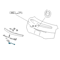 OEM Cadillac ELR Release Switch Diagram - 22961590