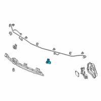 OEM Acura MDX Sensor Assembly (Canyon Bronze Metallic) Diagram - 39680-TEX-Y41A7