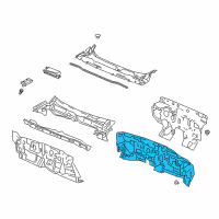 OEM 2018 Honda Accord Insulator, Dashboard Diagram - 74260-TWA-A00