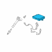 OEM 2007 Honda Accord Control Module, Engine Diagram - 37820-RCJ-A69