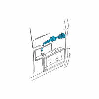 OEM Oldsmobile 98 Socket, Rear Side Marker Lamp Diagram - 6298886