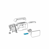 OEM 2014 Ford F-150 Repeater Lamp Diagram - 7L3Z-13B375-A