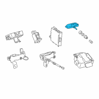 OEM Lexus ES300h Tire Pressure Balancer Valve Sub-Assembly Diagram - 42607-30060