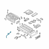 OEM Lincoln Vent Tube Diagram - DG9Z-10A818-A