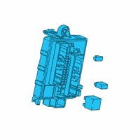 OEM 2022 Chevrolet Blazer Fuse & Relay Box Diagram - 84412832