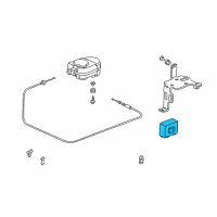 OEM 2001 Acura MDX Controller, Automatic Cruise Diagram - 36700-S3V-A01