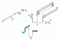 OEM 2020 Ford F-250 Super Duty Lower Hose Diagram - LC3Z-8C471-A