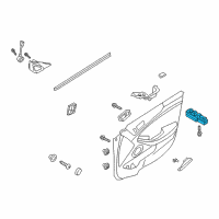 OEM Kia Power Window Main Switch Assembly Diagram - 935703R720