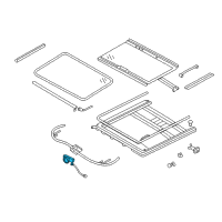 OEM 2006 Kia Optima Motor Assembly-Sunroof Diagram - 816312G000