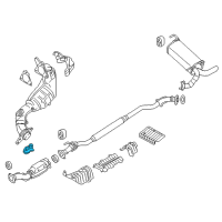 OEM Nissan GUSSET Diagram - 20817-1KC0C