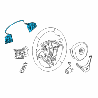 OEM 2015 BMW ActiveHybrid 5 Multi Purpose Switches Diagram - 61319276223