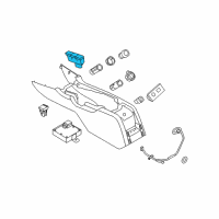 OEM 2014 Ford Mustang Switch Assembly Diagram - CR3Z-13D730-AA