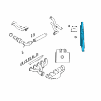 OEM 2010 Dodge Viper Shield-Exhaust Diagram - 5290161AD