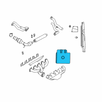 OEM 2009 Dodge Viper Shield-Fuel Tank Heat Diagram - 5290088AD