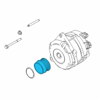 OEM 2020 Ford Edge Pulley Diagram - FT4Z-10344-D