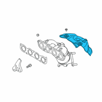 OEM Kia Soul Protector-Heat Upper Diagram - 285252E370