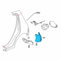 OEM 2021 Chevrolet Spark Wheelhouse Liner Diagram - 95238991