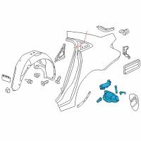 OEM 2017 Buick Verano Fuel Pocket Diagram - 22860306