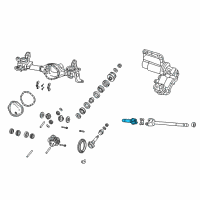 OEM 2010 Dodge Ram 3500 Shaft-Stub Diagram - 68065441AA