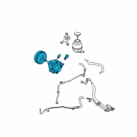 OEM Toyota Camry Power Steering Pump Diagram - 44310-07040