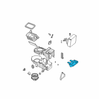 OEM Kia Rio Foam-Evaporator Case In Diagram - 0K30B61J04