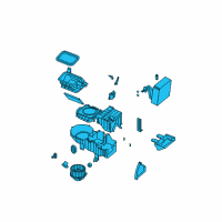 OEM 2005 Kia Rio EVAPORATOR & Blower Diagram - 97200FD300