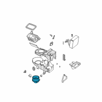 OEM 2004 Kia Rio Motor-Fan Diagram - 0K30A61B10B