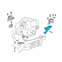 OEM 2019 Chevrolet Equinox Mount Bracket Diagram - 84618128