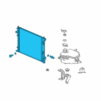 OEM 2020 Honda Civic Radiator Complete Diagram - 19010-5AA-A01