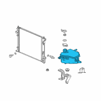 OEM Honda Tank Comp, Expansi Diagram - 19101-5BA-A01