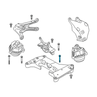 OEM BMW 740i Hex Bolt Diagram - 07-11-9-906-292