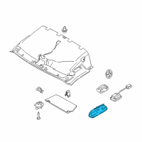 OEM Ford Transit-250 Dome Lamp Diagram - EK2Z-13776-A