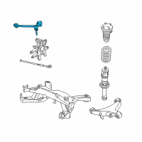 OEM 2004 Ford Thunderbird Upper Control Arm Diagram - 6W4Z-5500-AA