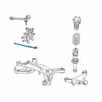 OEM 2002 Ford Thunderbird Adjust Link Diagram - 1W6Z-5B551-AA