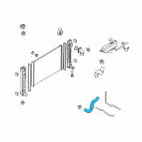 OEM 2014 Infiniti QX70 Hose-Radiator, Lower Diagram - 21503-1CA0A