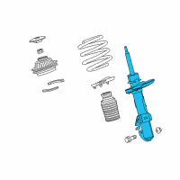 OEM 2014 Jeep Cherokee *STRUT-FRONTSUSPENSION Diagram - 5168588AF