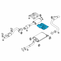 OEM Kia Sedona Protector-Heat Center Diagram - 28793A9000