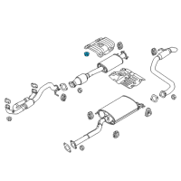 OEM Kia Sedona Protector-Heat Rear Diagram - 28795A9000