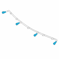 OEM Hyundai Entourage Sensor Assembly-Ultrasonic Bws Diagram - 95700-4J710