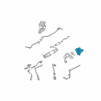 OEM 2006 Mercury Mountaineer EGR Valve Diagram - 5L2Z-9D475-A