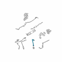 OEM 2005 Mercury Mountaineer EGR Tube Diagram - 5L2Z-9E469-A