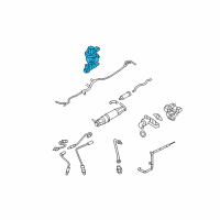 OEM 2009 Ford Explorer Purge Solenoid Diagram - 4U5Z-9J451-BA