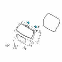 OEM Kia Hinge Assembly-Tail Gate Diagram - 797702F200