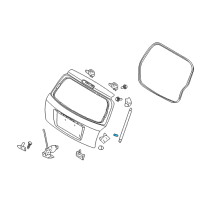 OEM 2008 Kia Spectra5 Ball Joint-Hood Lift Diagram - 8116338010