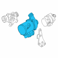 OEM BMW 640i Gran Coupe Engine Water Pump Diagram - 11-51-8-635-090
