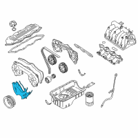 OEM 1998 Nissan Quest 32MM Front Cover Assembly - Use For 25MM Also Diagram - 13500-1B000