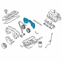 OEM 2002 Nissan Quest Cover-Belt, Back Diagram - 13571-0B000