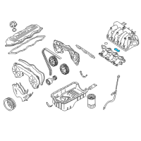OEM Nissan Gasket-Manifold, Upper Diagram - 14033-7B005